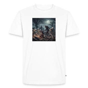 Cimetière de Skellet - T-shirt Premium bio Homme - blanc - Devant - Nico (187cm)