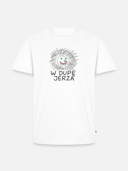 In Jerz's ass - Men's Premium Organic T-Shirt - white