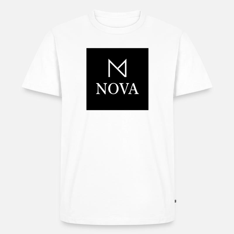 NoVa Start - Männer Premium Bio T-Shirt - Weiß
