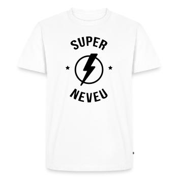 Neveu Nièce Oncle Tante Famille Bébé Noël - Men's Premium Organic T-Shirt - white - Front - Nico (187cm)
