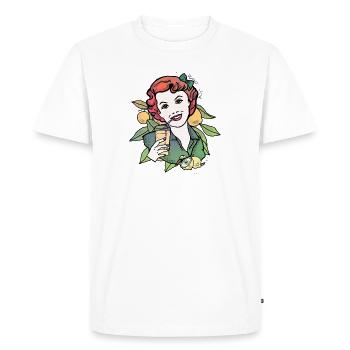 Donnez-moi Lemons_Retromotiv 3 - T-shirt Premium bio Homme - blanc - Devant - Nico (187cm)
