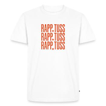 Concevez avec les écritures révolutionnaires de Tuss Rapp - T-shirt Premium bio Homme - blanc - Devant - Nico (187cm)