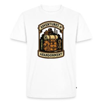 Urbex - Urban Exploration - Men's Premium Organic T-Shirt - white - Front - Nico (187cm)