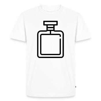 flacon de parfum - T-shirt Premium bio Homme - blanc - Devant - Nico (187cm)