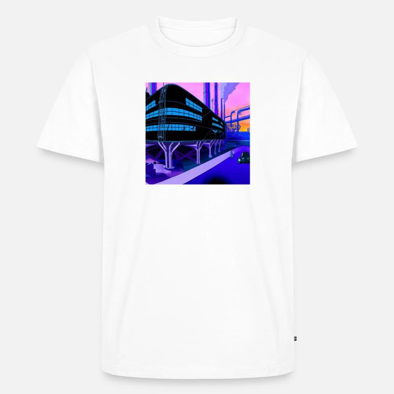 Design “Wolfsburg-2“ - Männer Premium Bio T-Shirt - Weiß