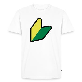 Soshinoya JDM - T-shirt Premium bio Homme - blanc - Devant - Nico (187cm)