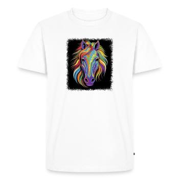 love peace symbol global peace disarmament - Men's Premium Organic T-Shirt - white - Front - Nico (187cm)