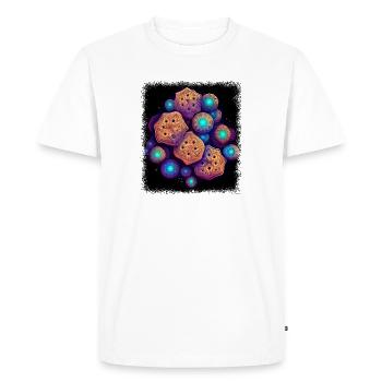 dove of peace peace for paris funny sayings hippie - Men's Premium Organic T-Shirt - white - Front - Nico (187cm)