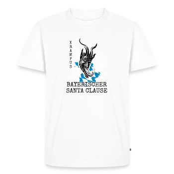Bavarian Santa Clause - Men's Premium Organic T-Shirt - white - Front - Nico (187cm)