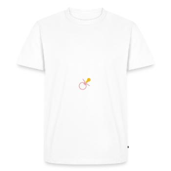 Nounou au top / humour nourrice - T-shirt Premium bio Homme - blanc - Devant - Nico (187cm)