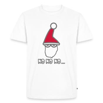 christmas hater - Men's Premium Organic T-Shirt - white - Front - Nico (187cm)
