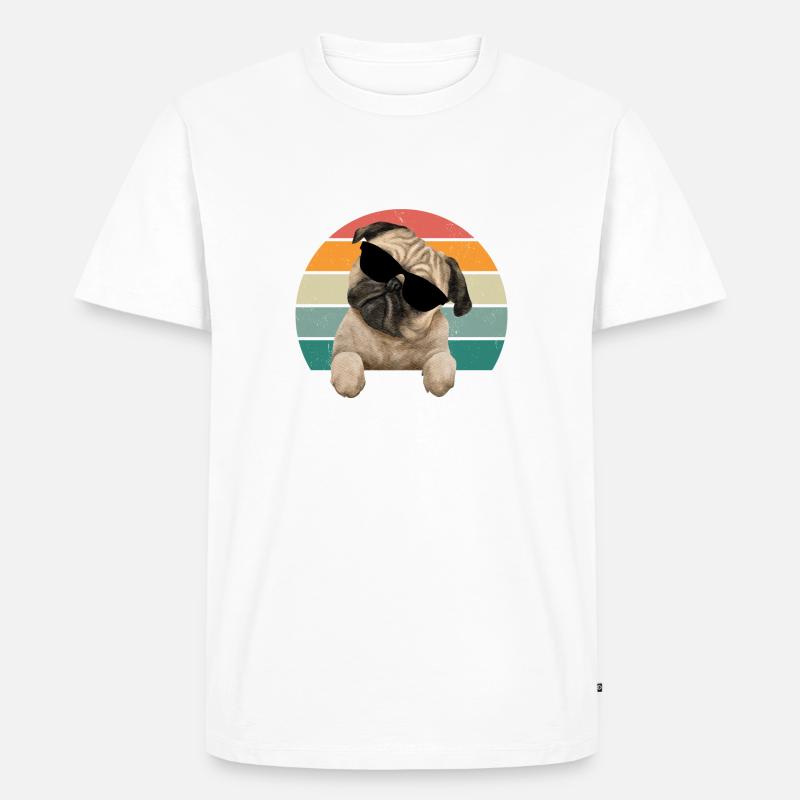 Cooler Mops - Wat geht? - Männer Premium Bio T-Shirt - undefined