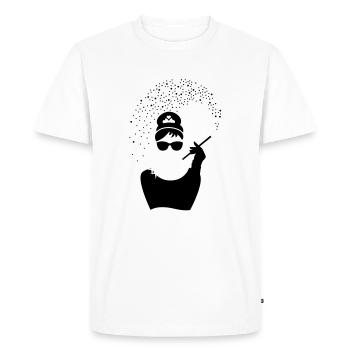 Fille de diamant - Princesse Bijoux - Bijoux - T-shirt Premium bio Homme - blanc - Devant - Nico (187cm)