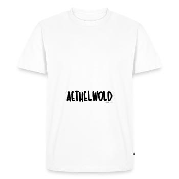 Picture with Aethelwold - T-shirt Premium bio Homme - blanc - Devant - Nico (187cm)
