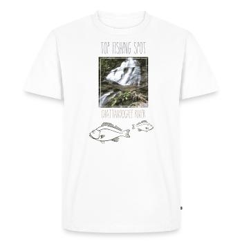 national park,Chattahoochee River,river,fishing - Men's Premium Organic T-Shirt - white - Front - Nico (187cm)