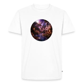 d’étoiles magique - T-shirt Premium bio Homme - blanc - Devant - Nico (187cm)