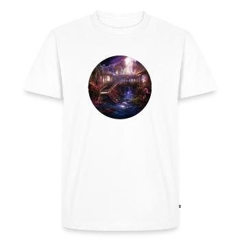 Astral Enchanté Starharbor - T-shirt Premium bio Homme - blanc - Devant - Nico (187cm)