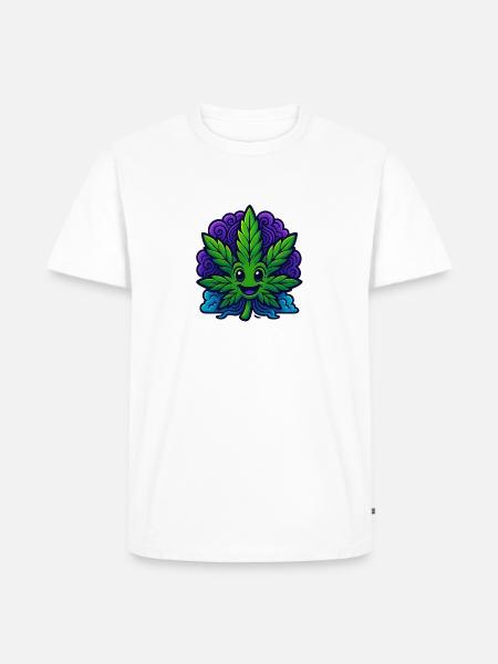 Canabliss - Männer Premium Bio T-Shirt - Weiß