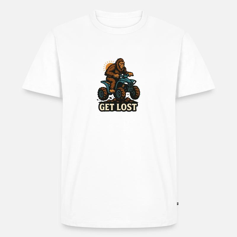 Hol dir Lost Sasquatch - Männer Premium Bio T-Shirt - Weiß