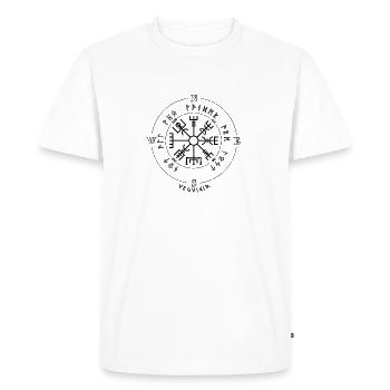 vegvisir - T-shirt Premium bio Homme - blanc - Devant - Nico (187cm)