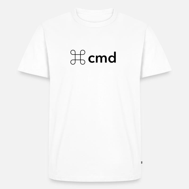command Kommando - Männer Premium Bio T-Shirt - Weiß