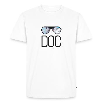 Docteur Médecin médecin - T-shirt Premium bio Homme - blanc - Devant - Nico (187cm)