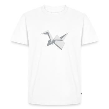 origami - T-shirt Premium bio Homme - blanc - Devant - Nico (187cm)
