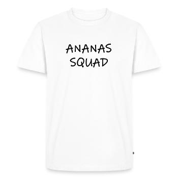 Pineapple Ananassquad fruit - Men's Premium Organic T-Shirt - white - Front - Nico (187cm)