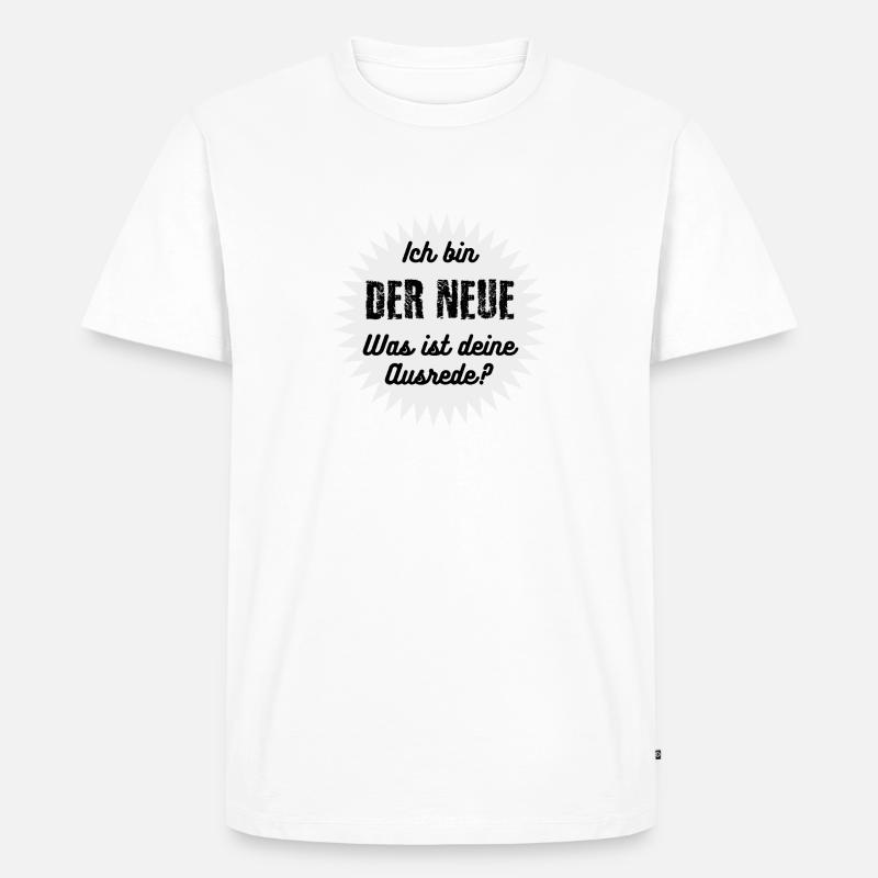 der neue - Männer Premium Bio T-Shirt - Weiß