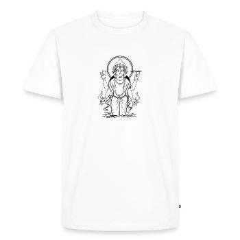 Lord Dhanvantari 5 - Men's Premium Organic T-Shirt - white - Front - Nico (187cm)