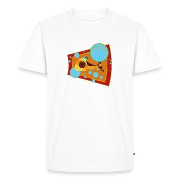 saumon - T-shirt Premium bio Homme - blanc - Devant - Nico (187cm)