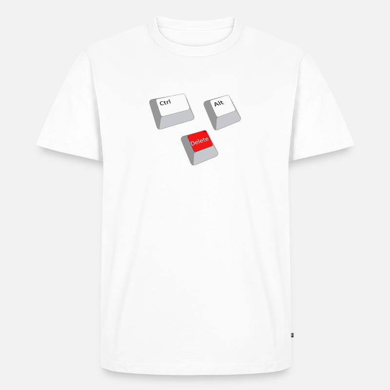 cntrl alt delete - Männer Premium Bio T-Shirt - undefined