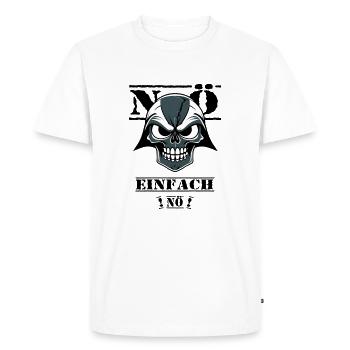 Non, juste non - T-shirt Premium bio Homme - blanc - Devant - Nico (187cm)