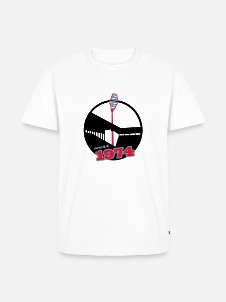 Seit 1974 - Männer Premium Bio T-Shirt - Weiß