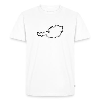 Autriche - T-shirt Premium bio Homme - blanc - Devant - Nico (187cm)
