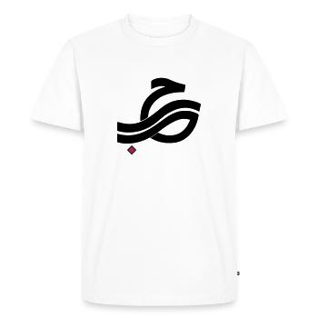 Hob LOVE LOVE - T-shirt Premium bio Homme - blanc - Devant - Nico (187cm)