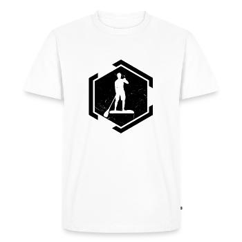 Stand Up Paddle Board Standup Paddling Sup Boys H - T-shirt Premium bio Homme - blanc - Devant - Nico (187cm)