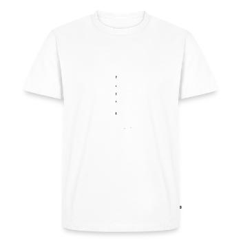 Phare d’Amrum - T-shirt Premium bio Homme - blanc - Devant - Nico (187cm)