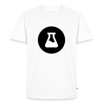 Chemistry - Men's Premium Organic T-Shirt - white - Front - Nico (187cm)