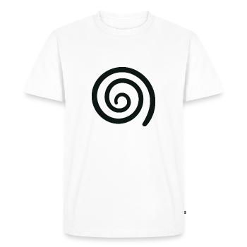 Tourbillon de tourbillon - T-shirt Premium bio Homme - blanc - Devant - Nico (187cm)