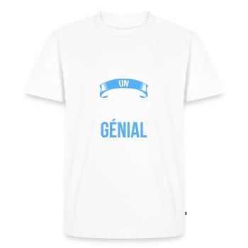 je suis un Jongleur génial - T-shirt Premium bio Homme - blanc - Devant - Nico (187cm)
