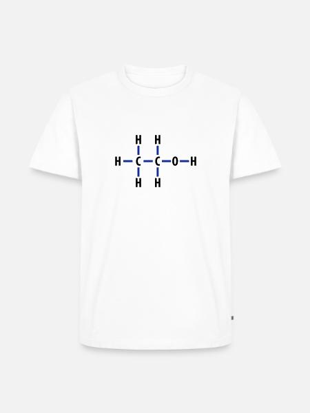 Alkohol - Männer Premium Bio T-Shirt - Weiß