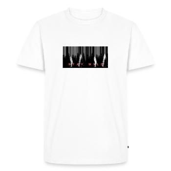 Lokare - T-shirt Premium bio Homme - blanc - Devant - Nico (187cm)