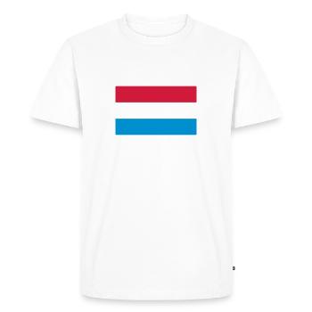 Drapeau national de la Hollande - T-shirt Premium bio Homme - blanc - Devant - Nico (187cm)
