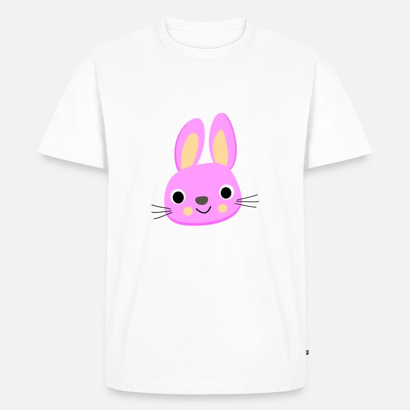 Bunny - Männer Premium Bio T-Shirt - Weiß