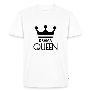 DRAMA REINE - T-shirt Premium bio Homme - blanc - Devant - Nico (187cm)