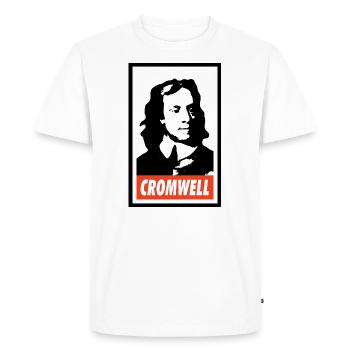 Oliver Cromwell - Men's Premium Organic T-Shirt - white - Front - Nico (187cm)