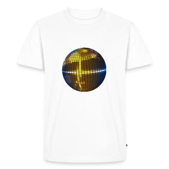 Disco ball - T-shirt Premium bio Homme - blanc - Devant - Nico (187cm)