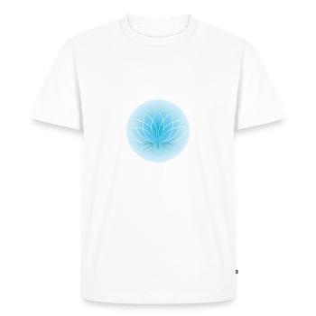 lotus - T-shirt Premium bio Homme - blanc - Devant - Nico (187cm)
