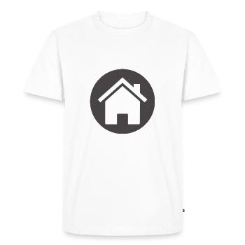 building house homes architecture house building206 - Men's Premium Organic T-Shirt - white - Front - Nico (187cm)